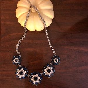 Royal blue diamond necklace